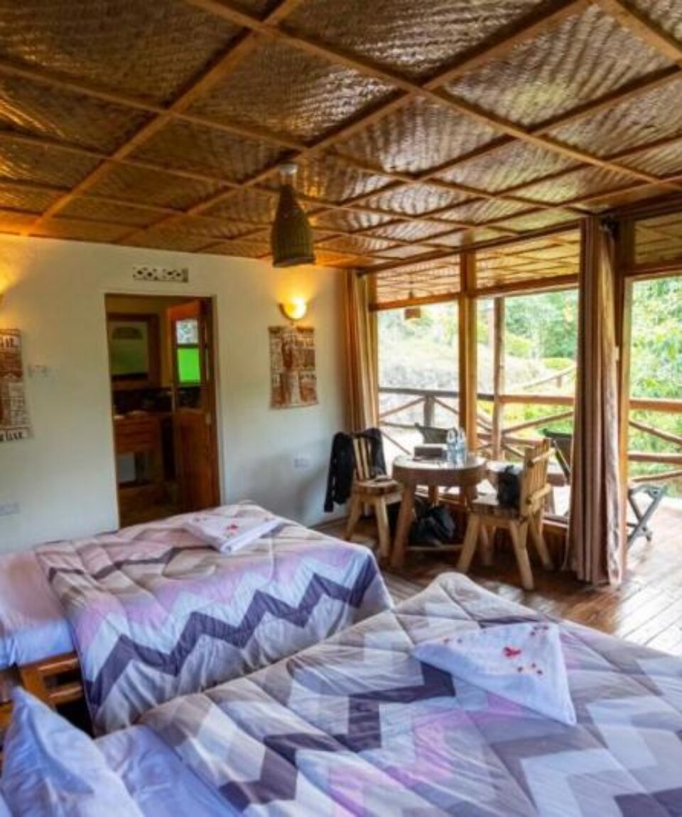 Rushaga Gorilla Lodge Twin Room